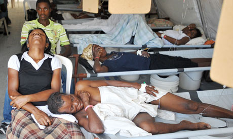 About 8,000 people have died from cholera in Haiti and thousands more have been made ill. Photograph: Thony Belizaire/AFP/Getty Images