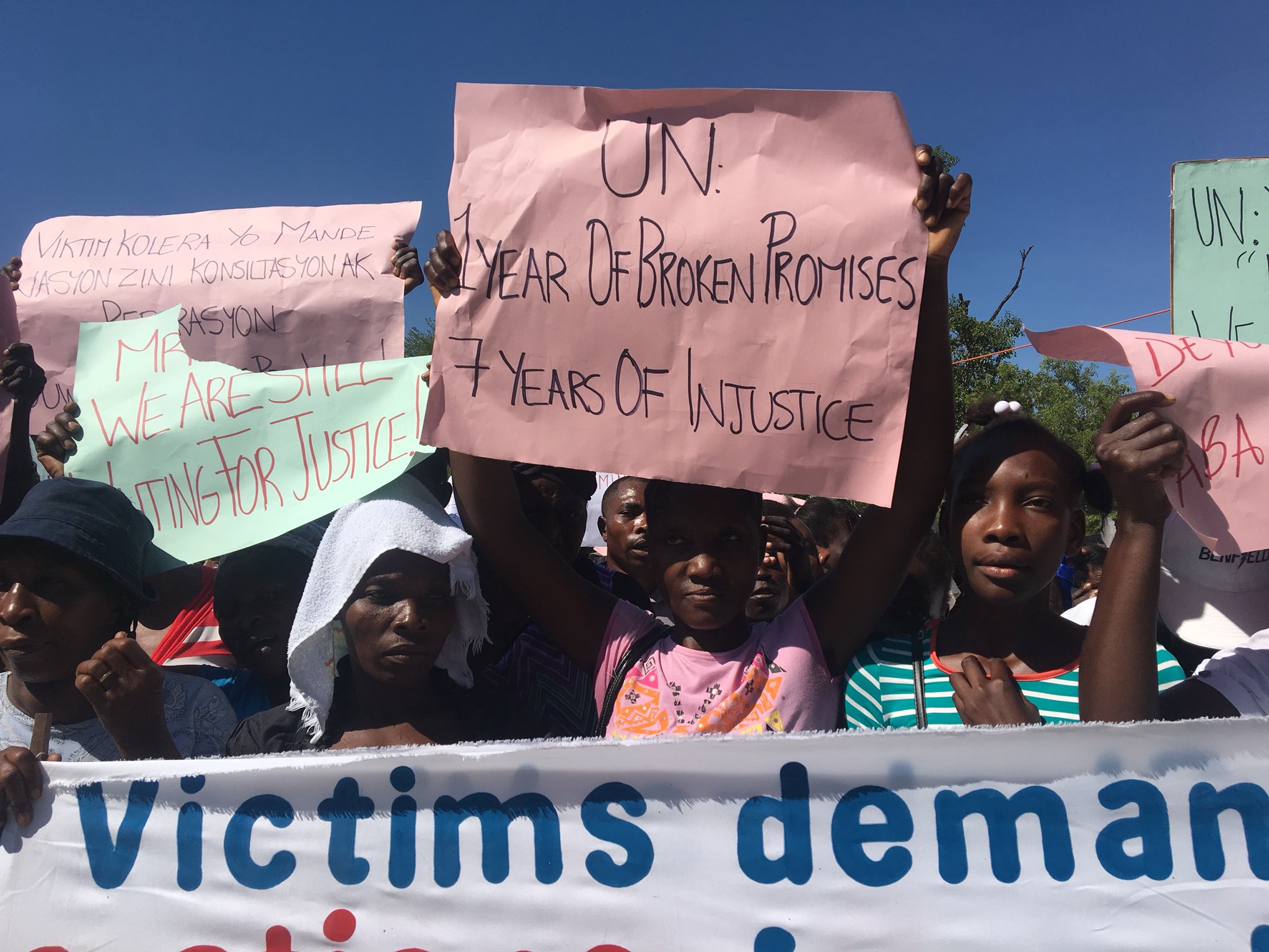 Read more about the article Cholera Justice: U.N.â€™s Proposal to Transfer MINUSTAHâ€™s Underspent Dollars to the Cholera Fund Meets with Resistance Â 