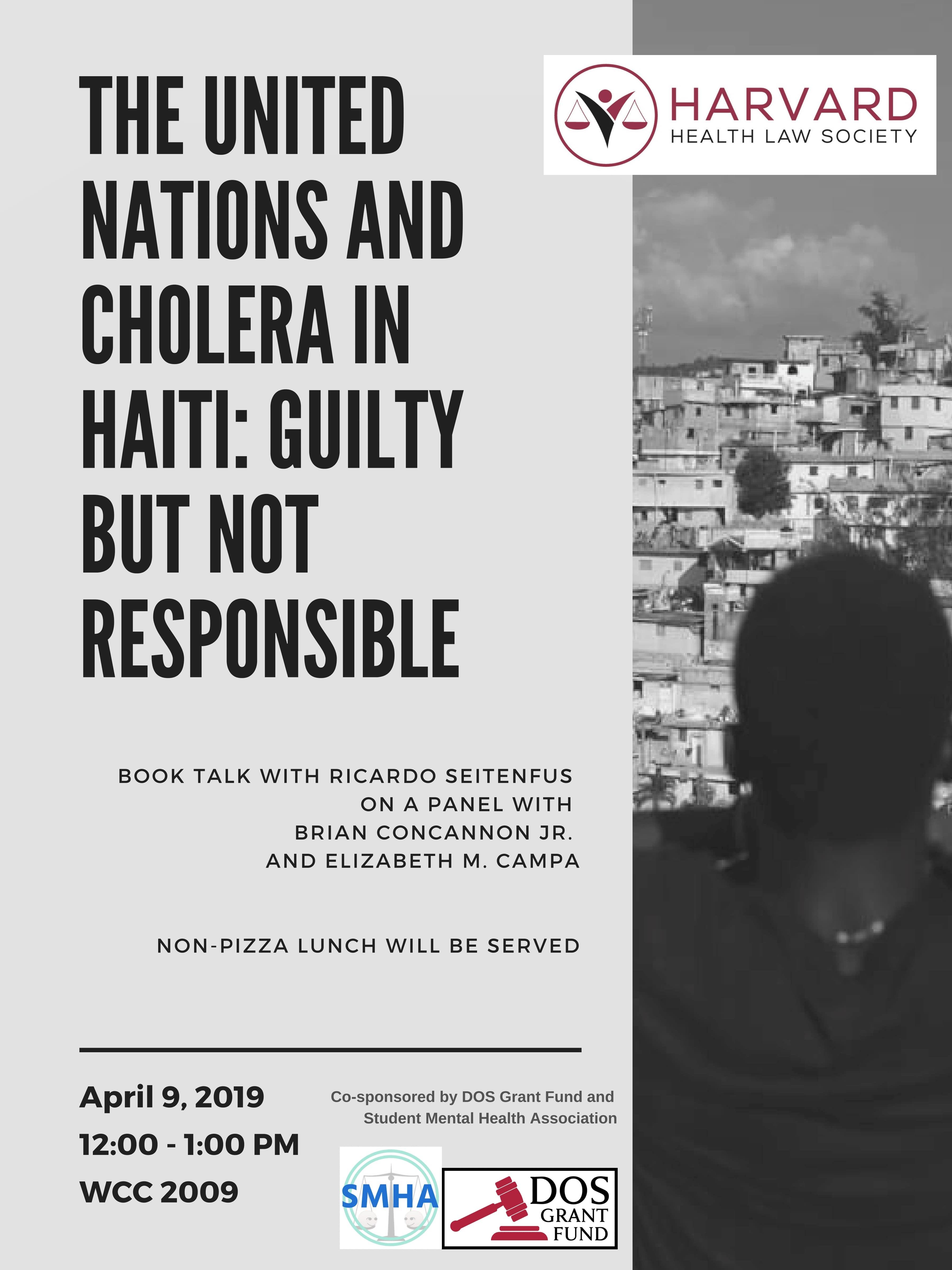 Read more about the article Can’t Miss This! Join Us in Boston for an Engaging Panel on the UN & Its Cholera Epidemic on Tuesday!